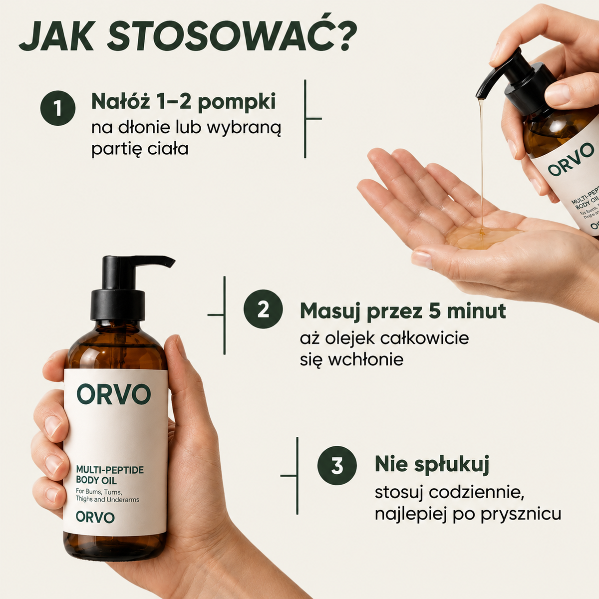 Ujędrniający olejek z peptydami – 240 ml