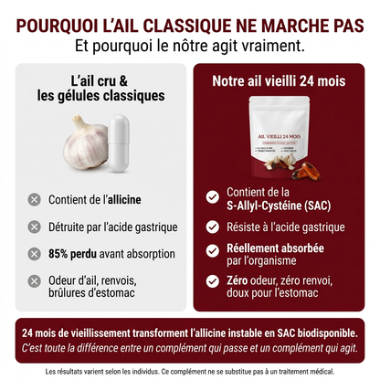 extrait ail vieilli