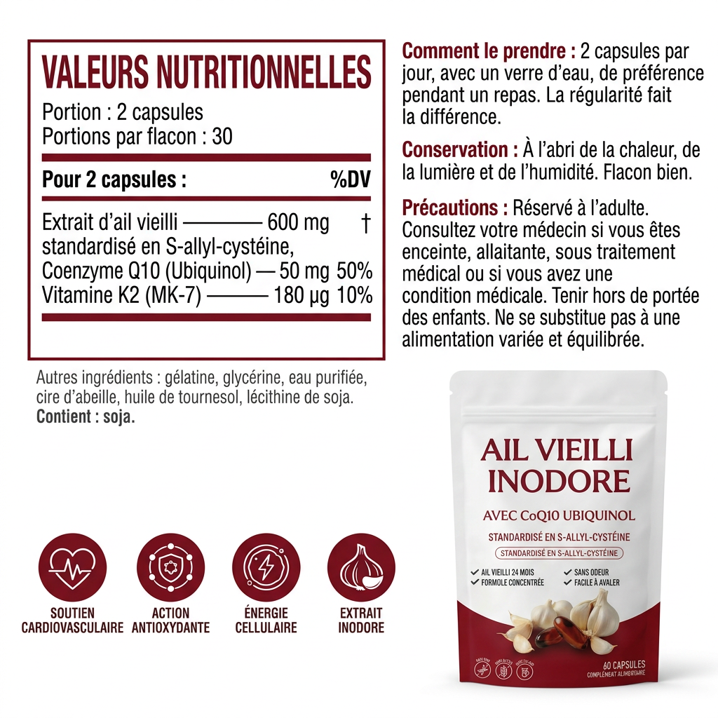 extrait ail vieilli
